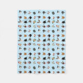 Couverture Polaire Motif de Noël du chat (Devant)