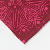 Couverture Polaire Motif de Noël rouge (Coin)