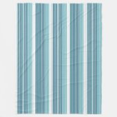 Couverture Polaire Motif de Noël turquoise Pinstripe #28 ID1009 (Devant)