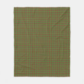 Couverture Polaire Motif de Noël vert et rouge (Devant)