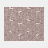 Couverture Polaire motif de paon (Devant (Horizontal))
