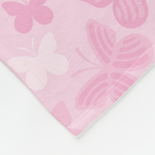 Couverture Polaire Motif de papillon (Coin)