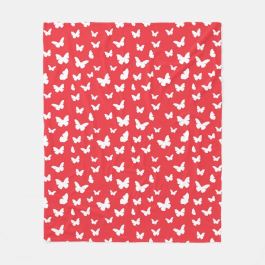 Couverture Polaire Motif de papillon 2 (Devant)