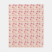 Couverture Polaire motif de papillon 3 (Devant)