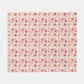 Couverture Polaire motif de papillon 3 (Devant (Horizontal))