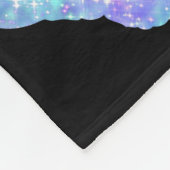 Couverture Polaire motif de papillons bleus (Coin)