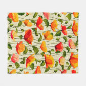 Couverture Polaire Motif de papillons numériques (Devant (Horizontal))