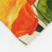 Couverture Polaire Motif de papillons numériques (Coin)