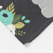 Couverture Polaire Motif de paresse de pastèque (Coin)