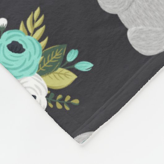 Couverture Polaire Motif de paresse de pastèque (Coin)