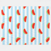 Couverture Polaire Motif de pastèque (Devant (Horizontal))