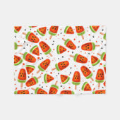 Couverture Polaire Motif de pastèque (Devant (Horizontal))
