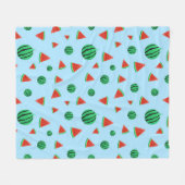 Couverture Polaire Motif de pastèque (Devant (Horizontal))