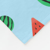Couverture Polaire Motif de pastèque (Coin)