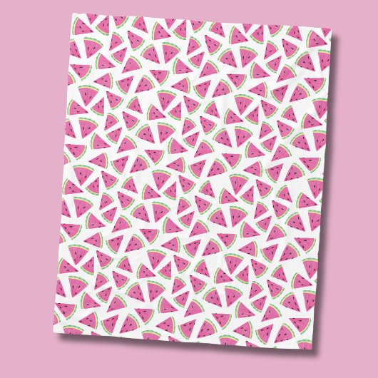 Couverture Polaire Motif de pastèque fruit tropical