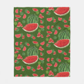 Couverture Polaire Motif de pastèques (Devant)