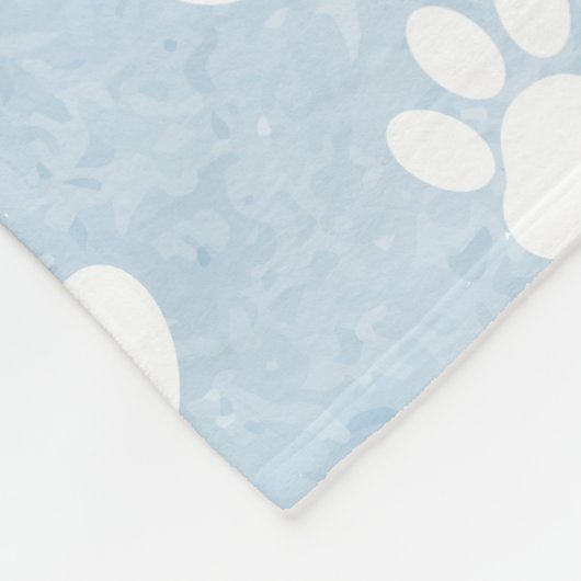 Couverture Polaire Motif De Pâtes, Patrouilles Blanches, Aquarelles, (Coin)