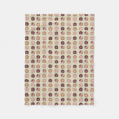 Couverture Polaire Motif de pattes de chat (Devant)