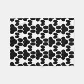 Couverture Polaire Motif de pattes de chat (Devant (Horizontal))