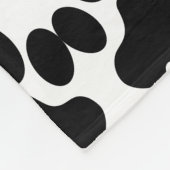 Couverture Polaire Motif de pattes de chat (Coin)