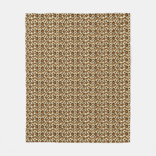 Couverture Polaire Motif de peau de guépard