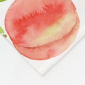 Couverture Polaire Motif de pêche aquarelle (Coin)