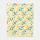 Couverture Polaire Motif de petit déjeuner (Devant)