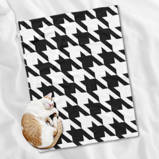 Couverture Polaire motif de pied de