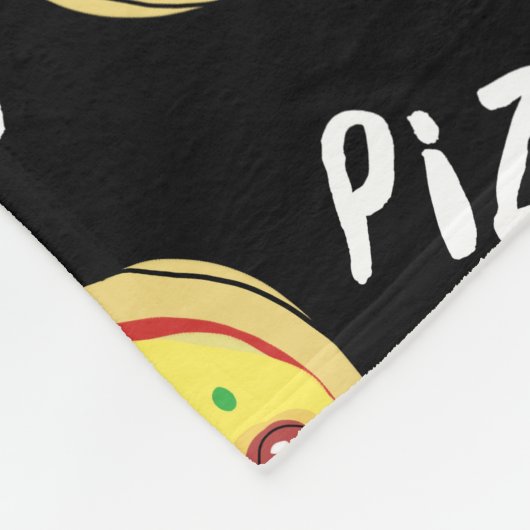 Couverture Polaire Motif de pizza (Coin)