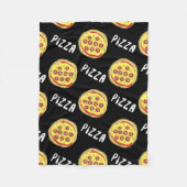 Couverture Polaire Motif de pizza (Devant)
