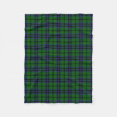 Couverture Polaire Motif de plaid de tartan de famille d'Austin (Devant)