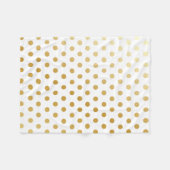 Couverture Polaire Motif de pois d'or (Devant (Horizontal))