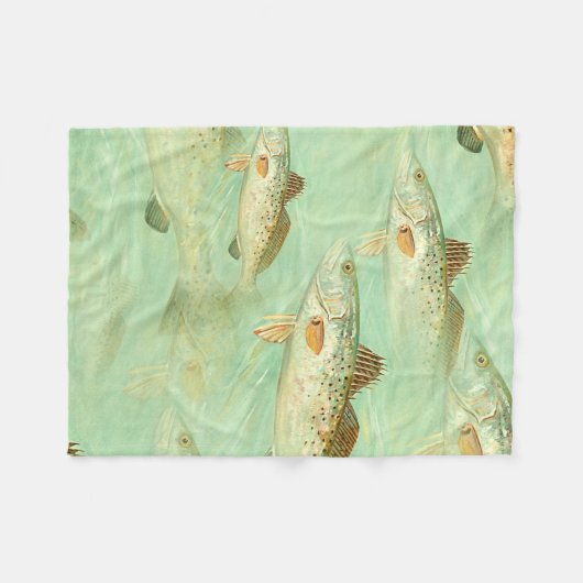 Couverture Polaire Motif de poisson basse (Devant (Horizontal))