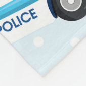 Couverture Polaire Motif de police (Coin)