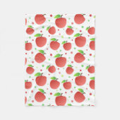 Couverture Polaire Motif de pommes (Devant)