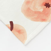 Couverture Polaire Motif de pommes Red paradise (Coin)