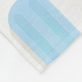 Couverture Polaire Motif de Popsicles arc-en-ciel d'été (Coin)