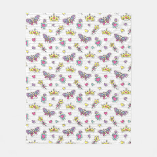 Couverture Polaire motif de princesse de ballet