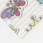 Couverture Polaire motif de princesse de ballet (Coin)