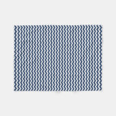 Couverture Polaire Motif de rayure de saumon de zigzag de Chevron (Devant (Horizontal))