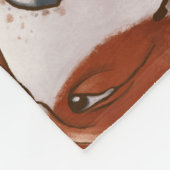 Couverture Polaire Motif de récolte Citrouille Basset Hound (Coin)