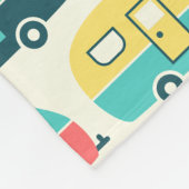 Couverture Polaire Motif de remorque de voyage 4 Modèle photo (Coin)