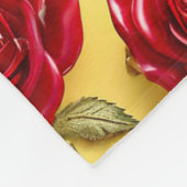 Couverture Polaire motif de roses rouges 3d (Coin)