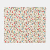 Couverture Polaire Motif de Saint-Valentin avec le cupidon (Devant (Horizontal))