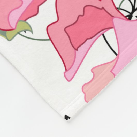 Couverture Polaire Motif de saison sans couture avec pois doux. Sans (Coin)