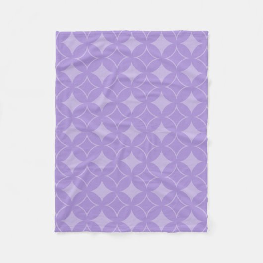 Couverture Polaire Motif de shippo Lilac (Devant)