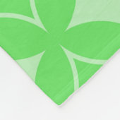 Couverture Polaire Motif de shippo vert citron (Coin)