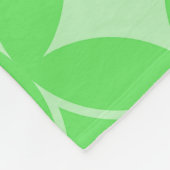 Couverture Polaire Motif de shippo vert citron (Coin)