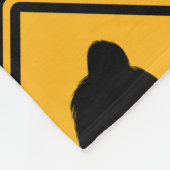 Couverture Polaire Motif de signes de croisement de Bigfoot (Coin)