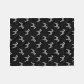 Couverture Polaire Motif de silhouettes de gallois Terrier (Devant (Horizontal))